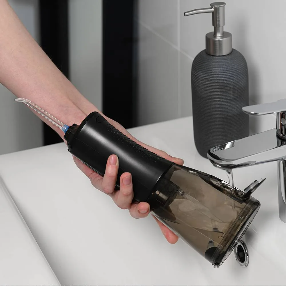 Irygator bezprzewodowy Smilesonic AquaFlow — Czarny — szczegóły produktu