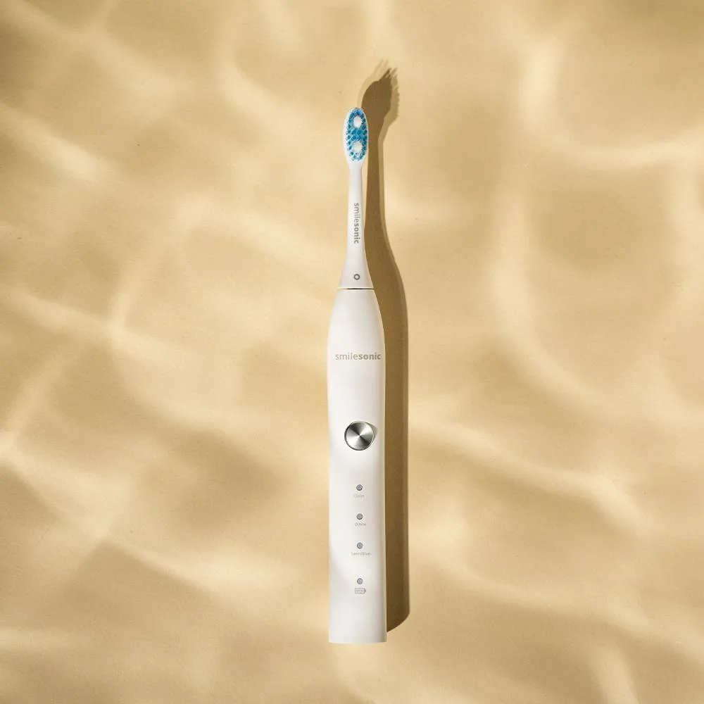 Szczoteczka soniczna Smilesonic GO — Biały — produkt w zbliżeniu