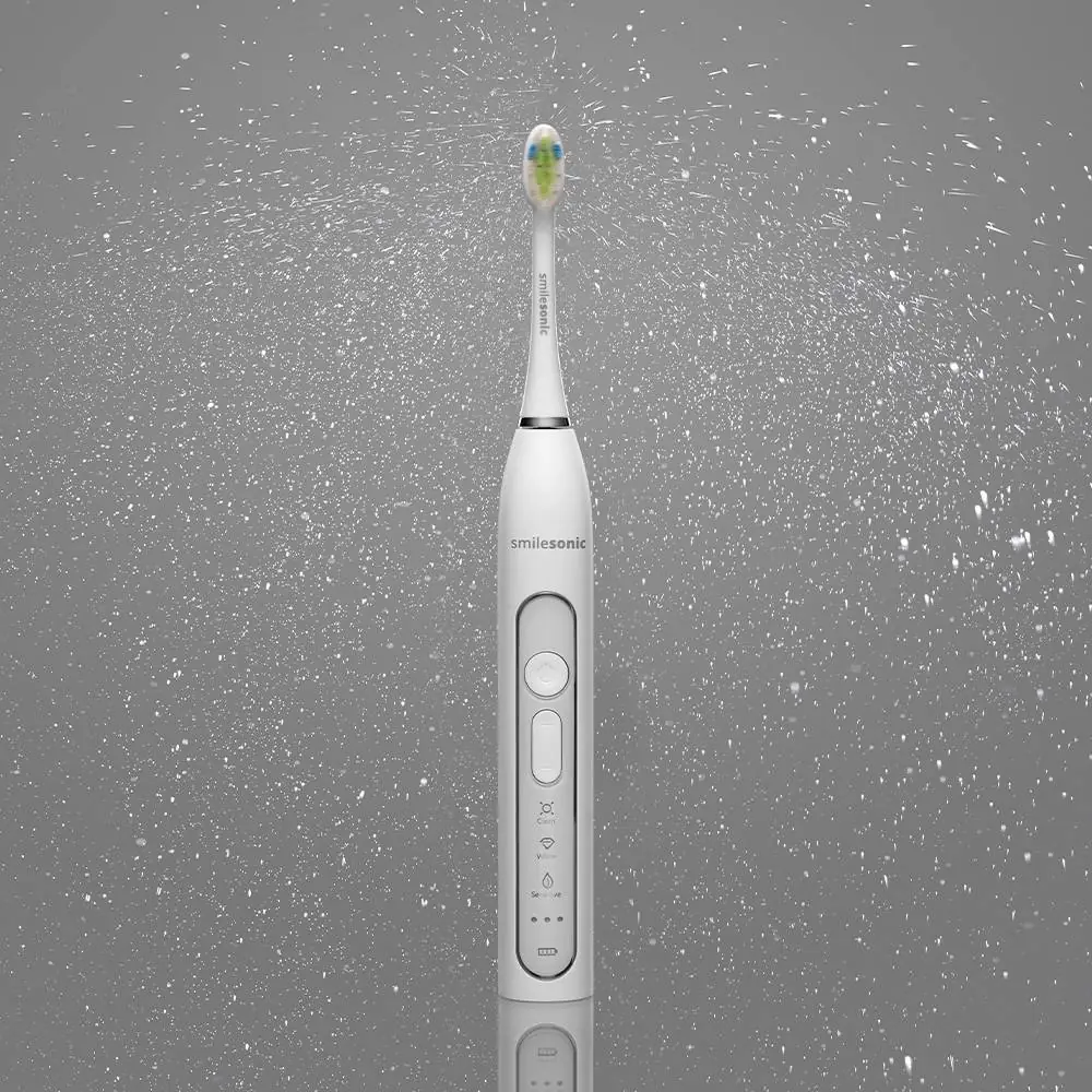Szczoteczka soniczna Smilesonic UP — Biały — produkt w zbliżeniu