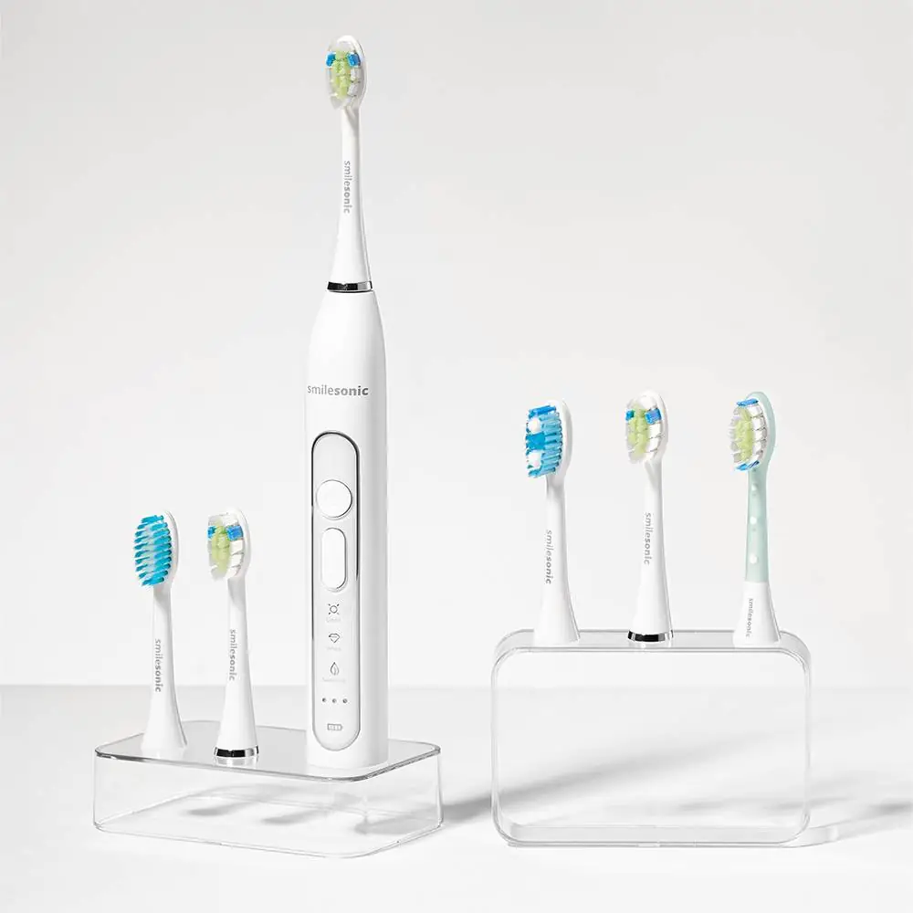 Szczoteczka soniczna Smilesonic UP — Biały — w domu i w podróży