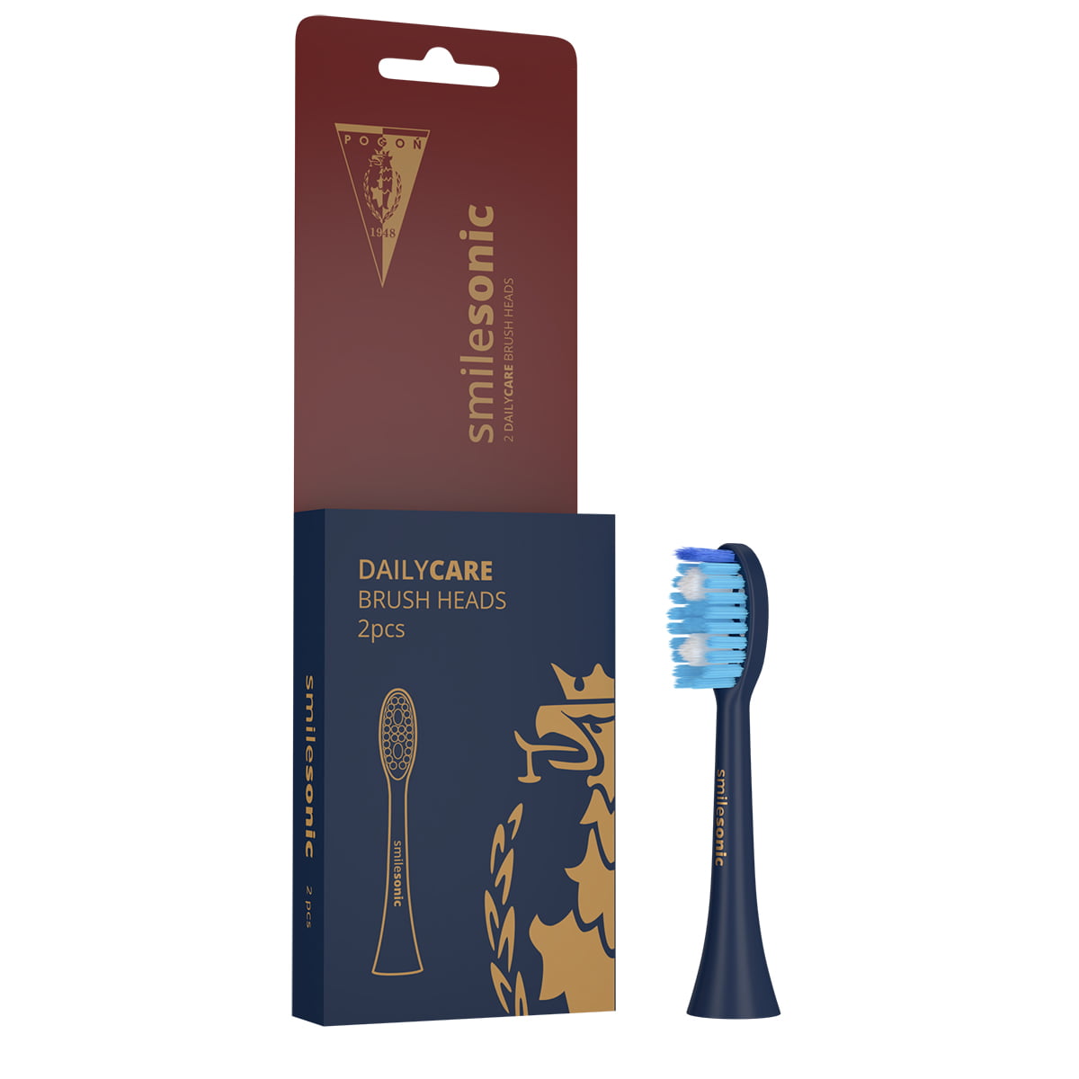 smilesonic-pogon-szczecin-koncowki-5 Końcówki Smilesonic Pogoń Szczecin 2 szt. - do codziennego mycia