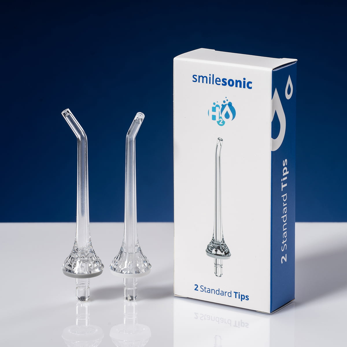 sm-h20-standard Końcówki do irygatora Smilesonic H2O Standard 2 szt. - do codziennego czyszczenia