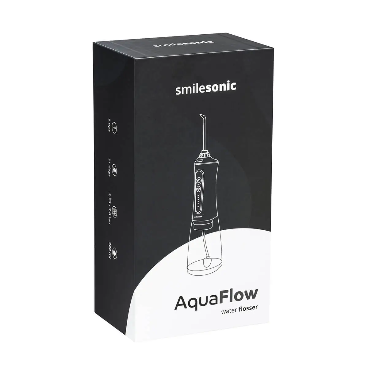 smilesonic-aqua-flow-black-4 Smilesonic AquaFlow kabellose Munddusche